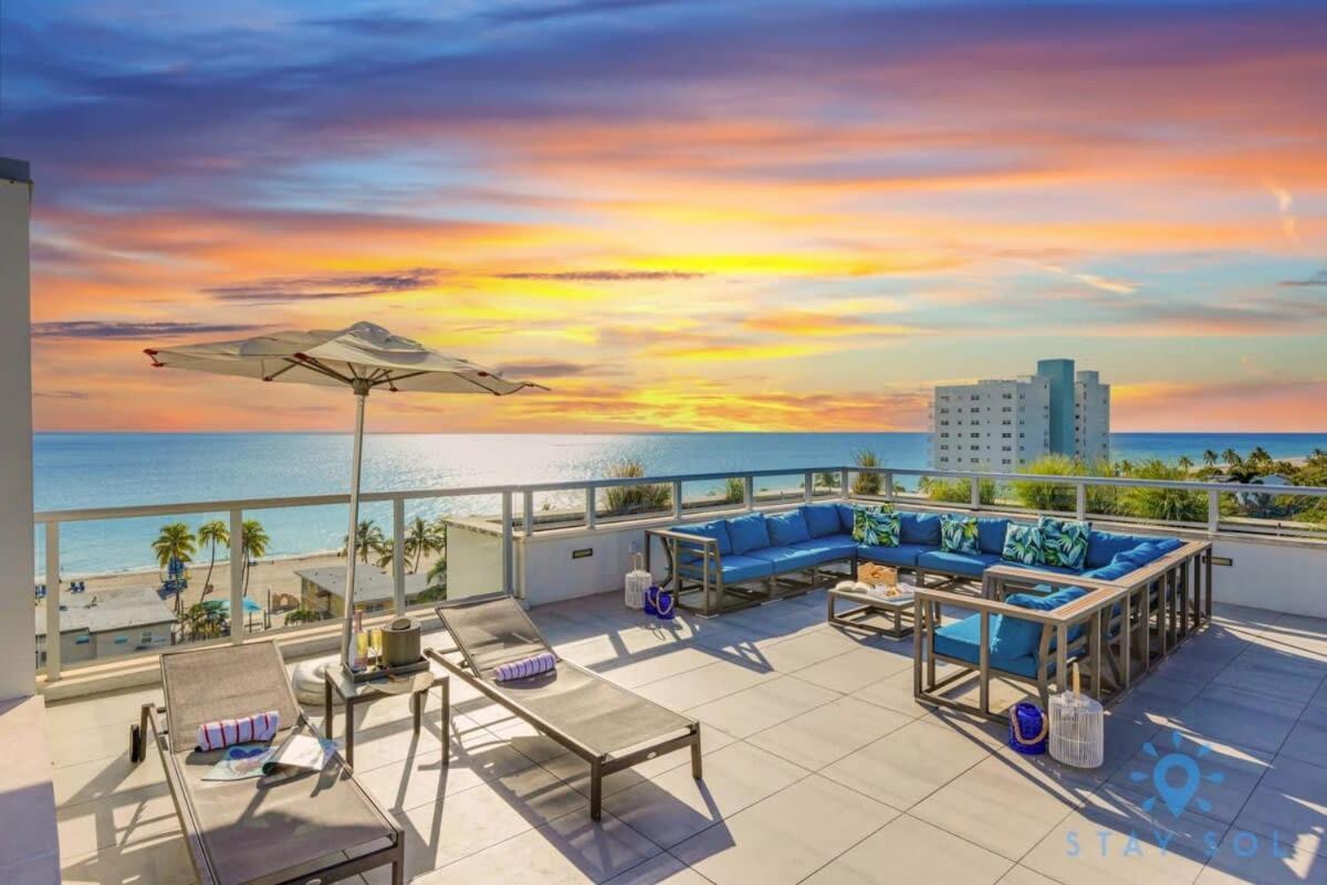 Rooftop Pool - Hollywood Beach Boardwalk Экстерьер фото